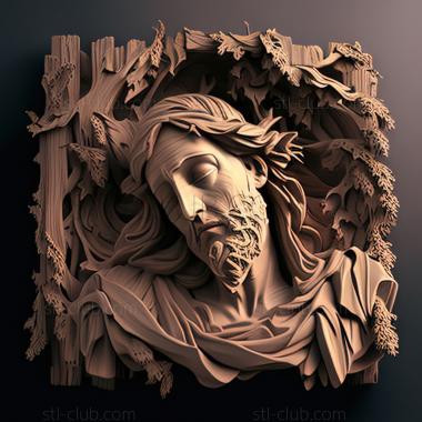 3D model st jesus (STL)